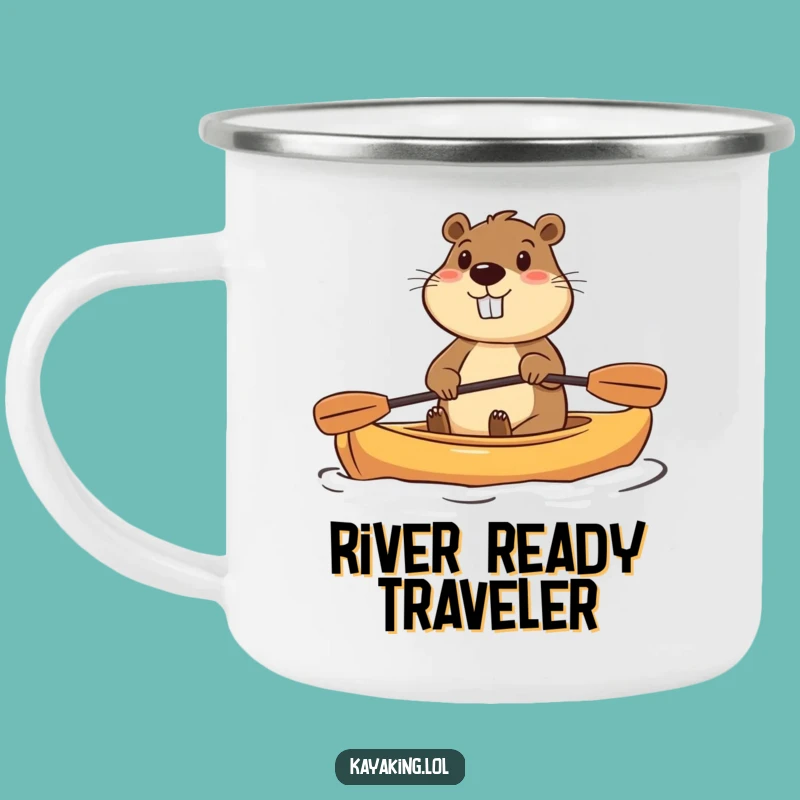Funny Beaver Kayak Camping Mug: Adventure Sips For Enthusiasts