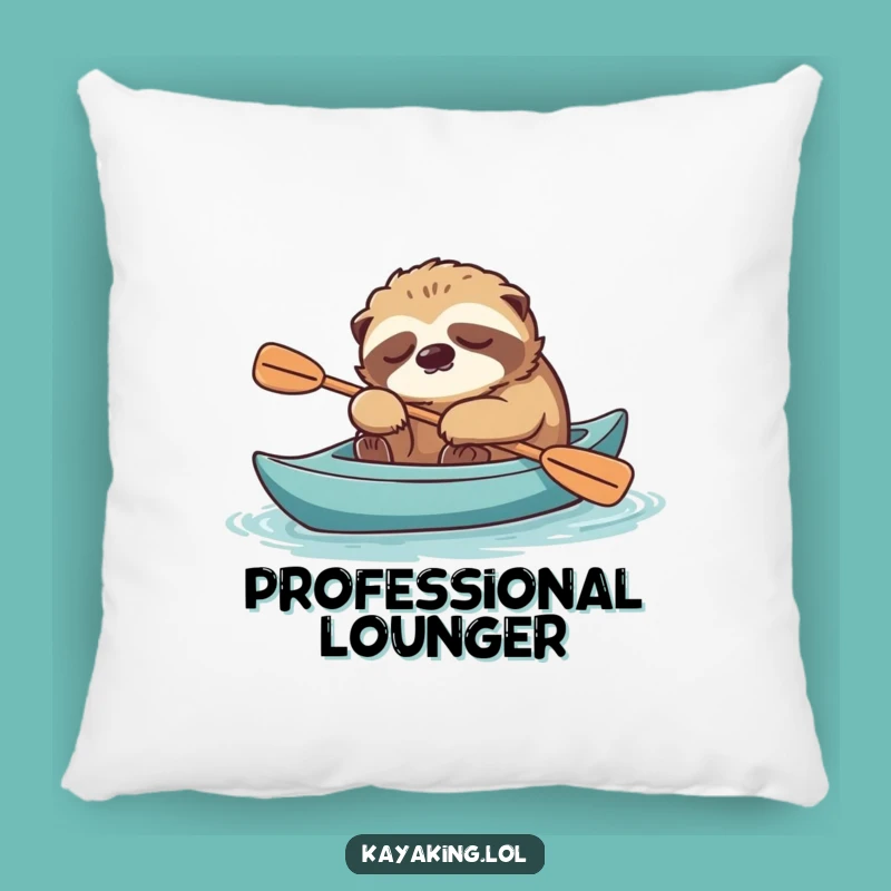 Soft Funny Sloth Kayak Pillow: Cuddle Up with Pure Relaxation