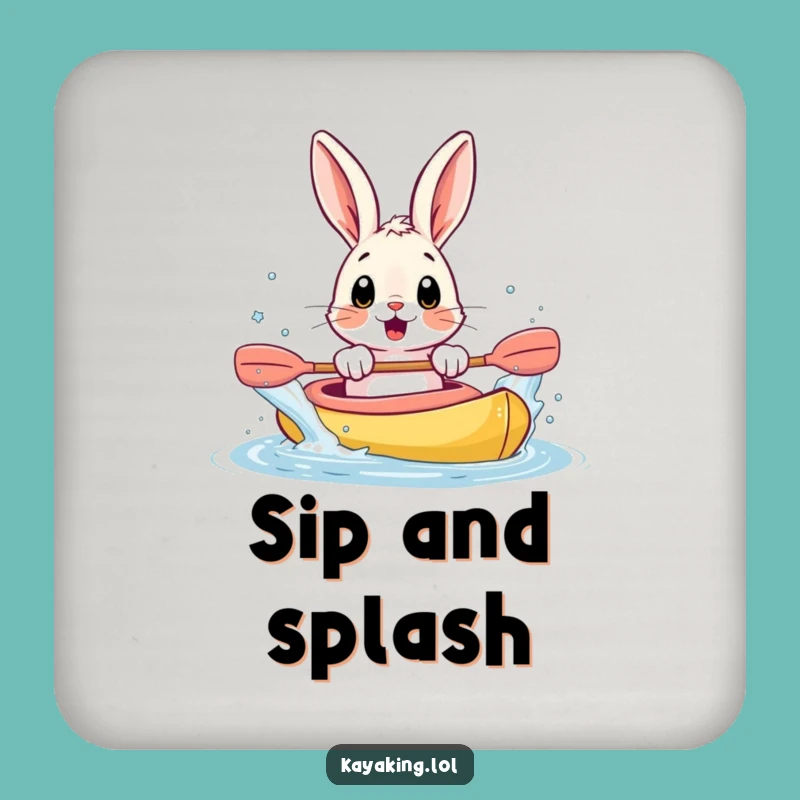 Funny Bunny Kayak Coaster: Protect Surfaces From A Splash