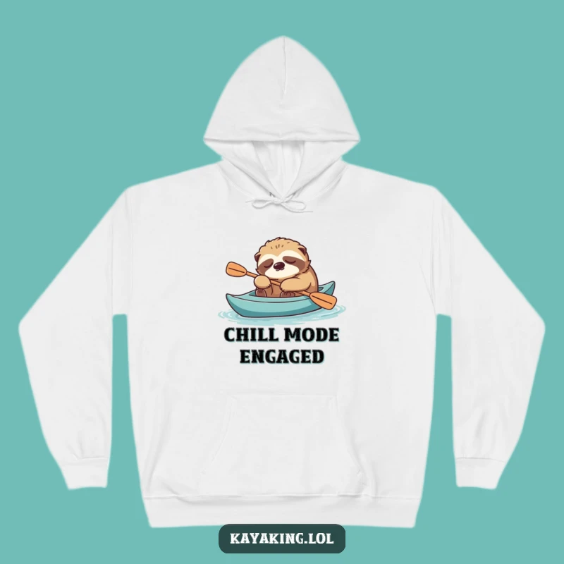 Cozy Funny Sloth Kayak Hoodie: Ultimate Comfort for Your Downtime