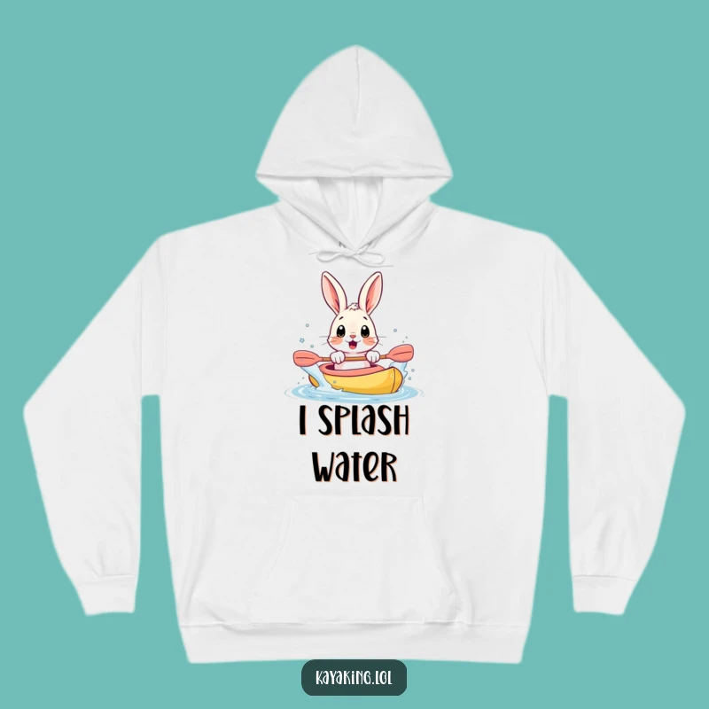 Funny Bunny Kayak Hoodie: Cozy Up With A Splashy Surprise