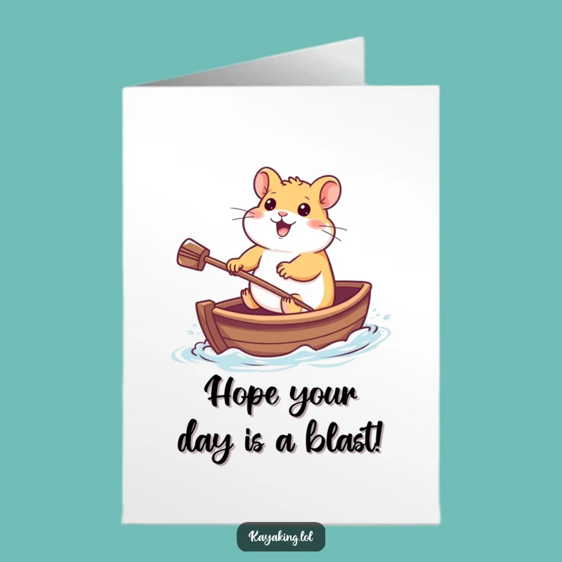 Free Printable Hamster Birthday Card: Hilarious Racing Fun for a Downloadable Gift