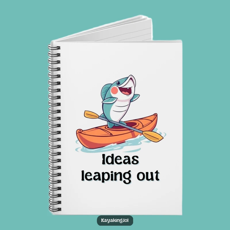 Funny Fish Kayaking Notebook: Record Your Catches with this Joyful Angler's Journal